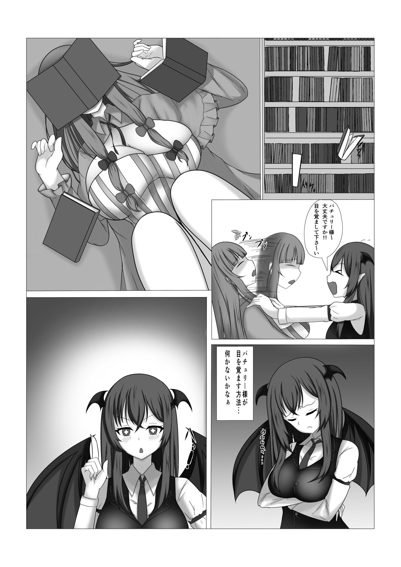 Patchouli-sama no Kabeshiri Hon page 3 full