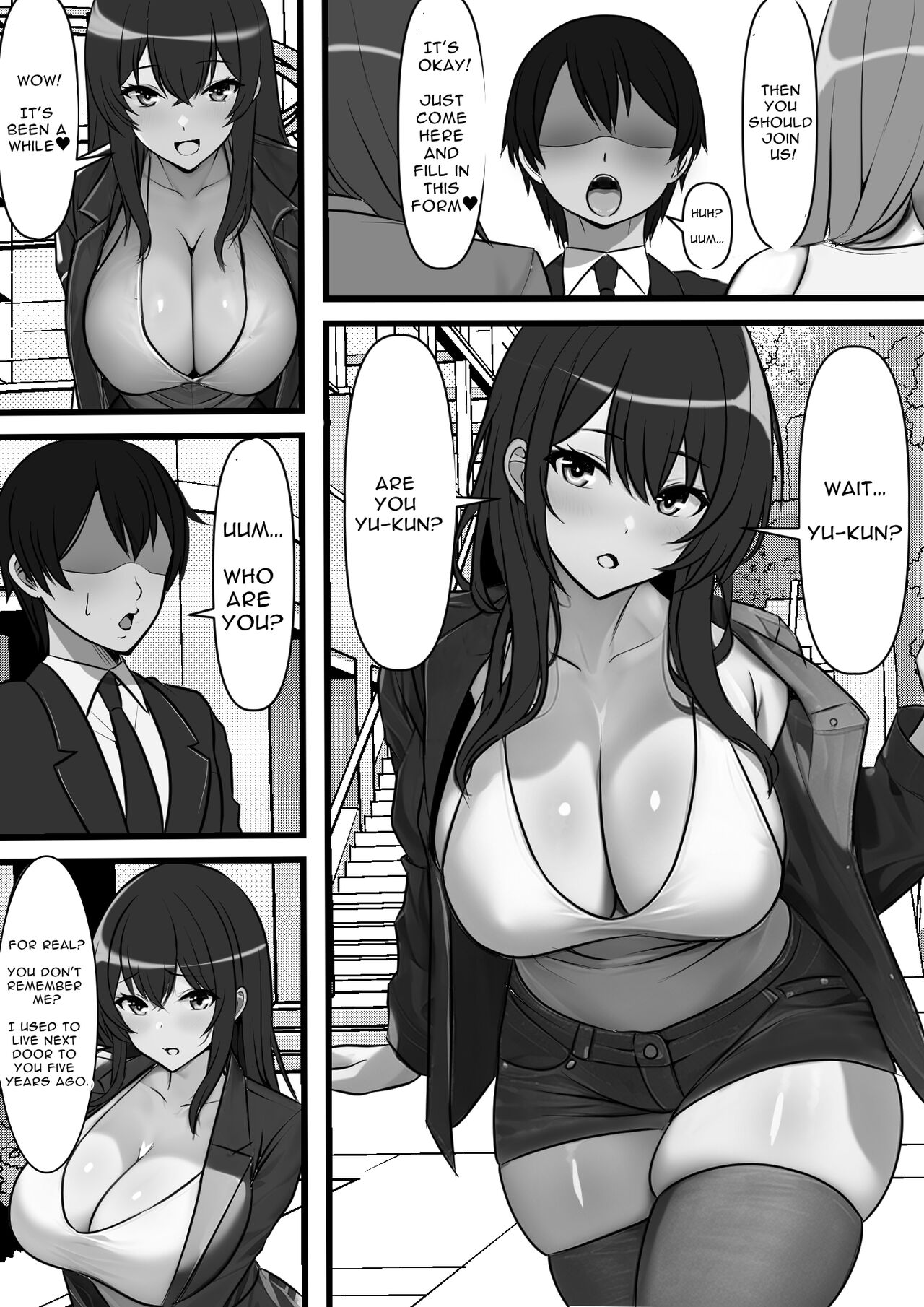 Teisou Gyakuten Toshi Damasarete Nyuukai Shita YariCir Shuudan no Leader ga Dou Mitemo Hatsukoi no Onee-san nano daga | Reverse Chastity City ~The Leader of a Fuckclub That Tricked Me Into Joining Seems to Be a Virgin~ page 9 full
