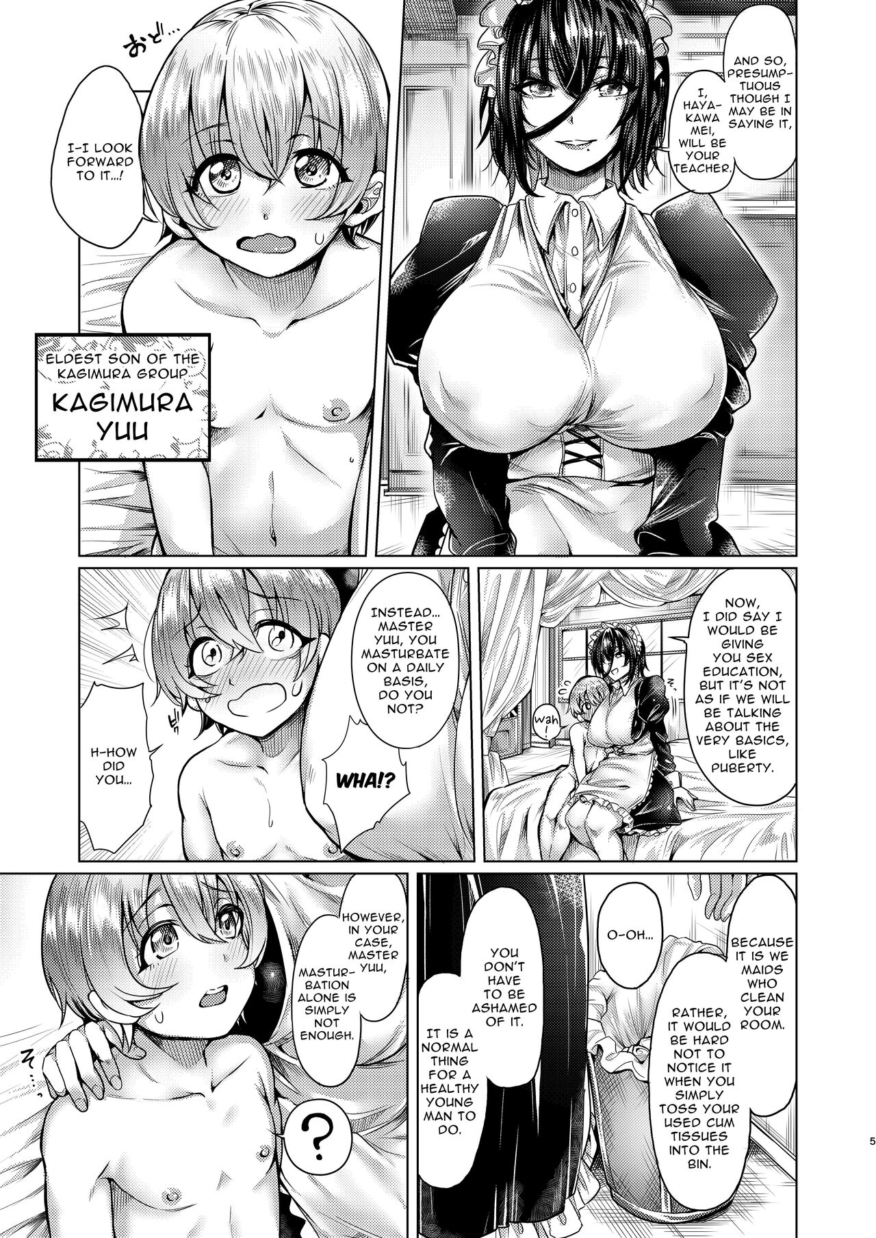 Shota to Maid. - A young boy and his maid | Shota's Maid. page 5 full