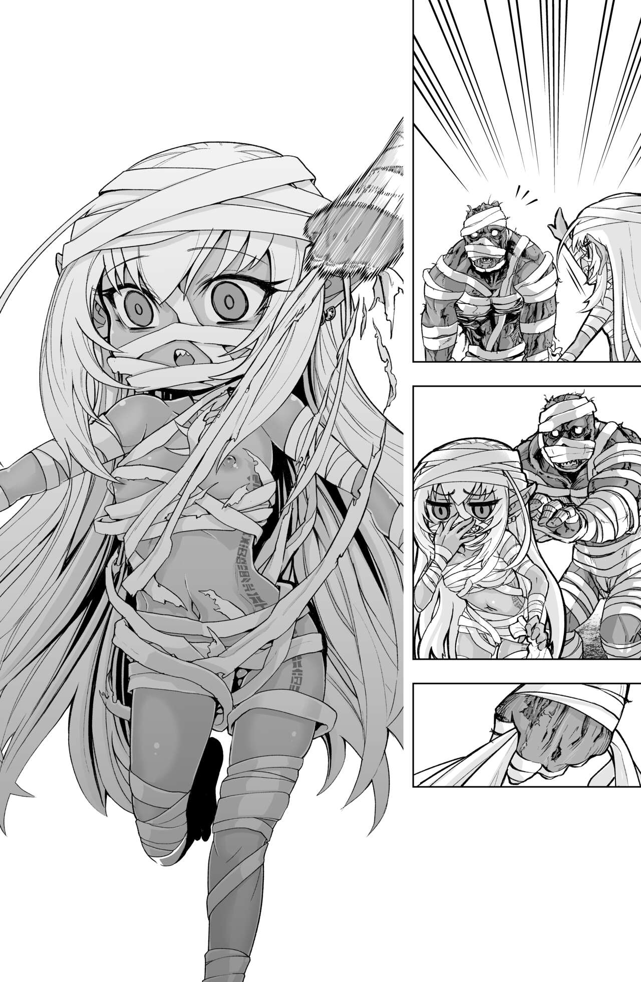Loli Dark Elf no Houtai Ishou ga Hagitorareru dake no Manga page 7 full