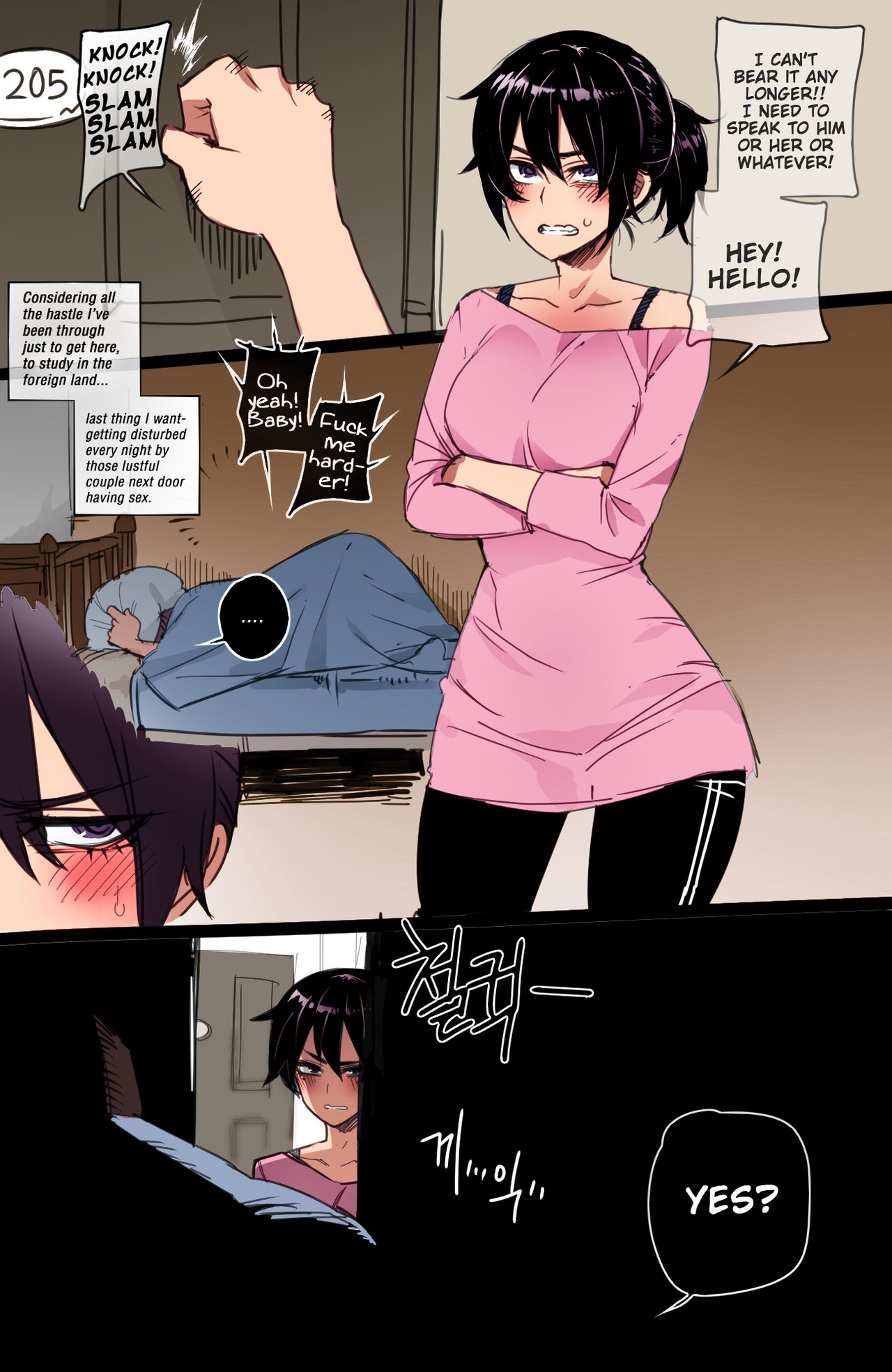 [ratatatat74] Korean Girl in America FULL [English][Colorized] Hentai - Raw