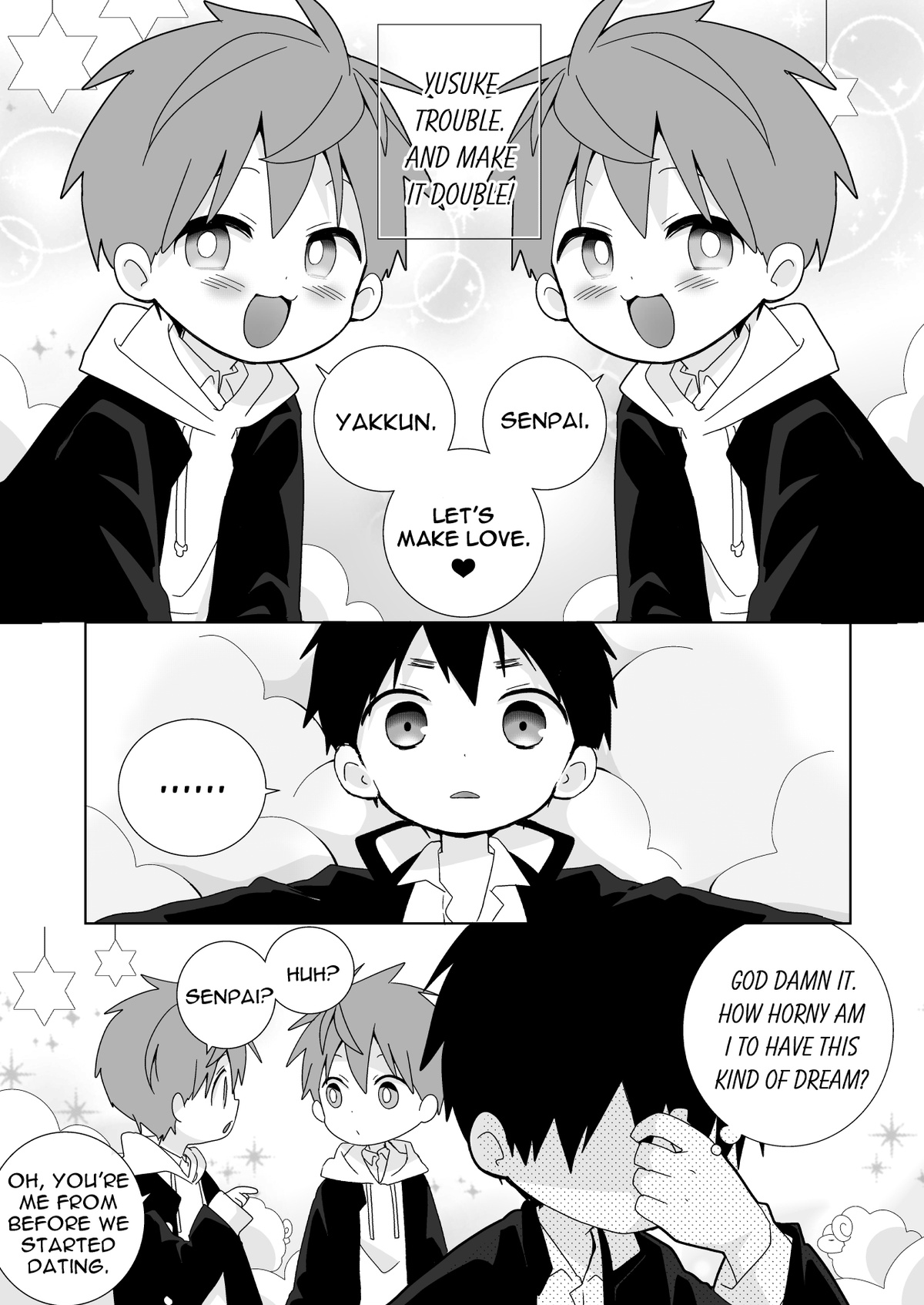 Yakumo-Senpai to Yuusuke-kun Inmu Hen! | Yakumo & Yusuke Explicit version! page 4 full