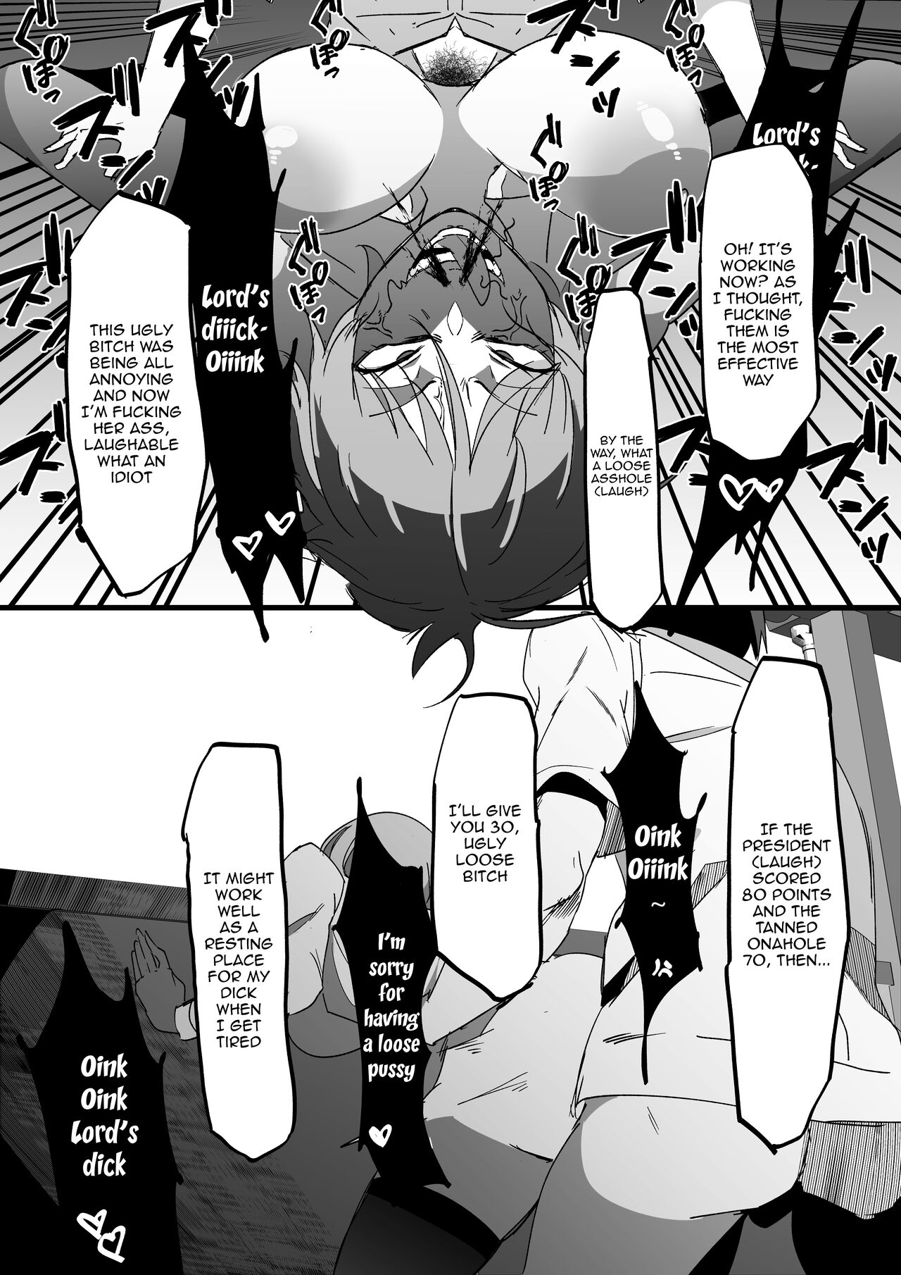 Zettai Makai Buzamaria 01 ~Kasshoku Kyouei Mizugi to Ouji Kidori no Mesu Buta Hen~ | Absolute Demostruction of the Maria ~Tanned Skin Under a Racing Swimsuit and The Pig Sow Who Thinks She's a Prince~ page 9 full