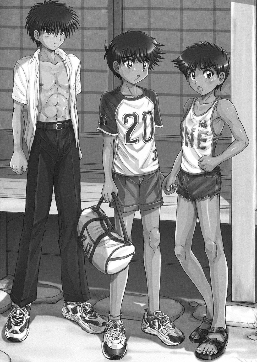 Sannin de, Hitonatsu o. page 10 full