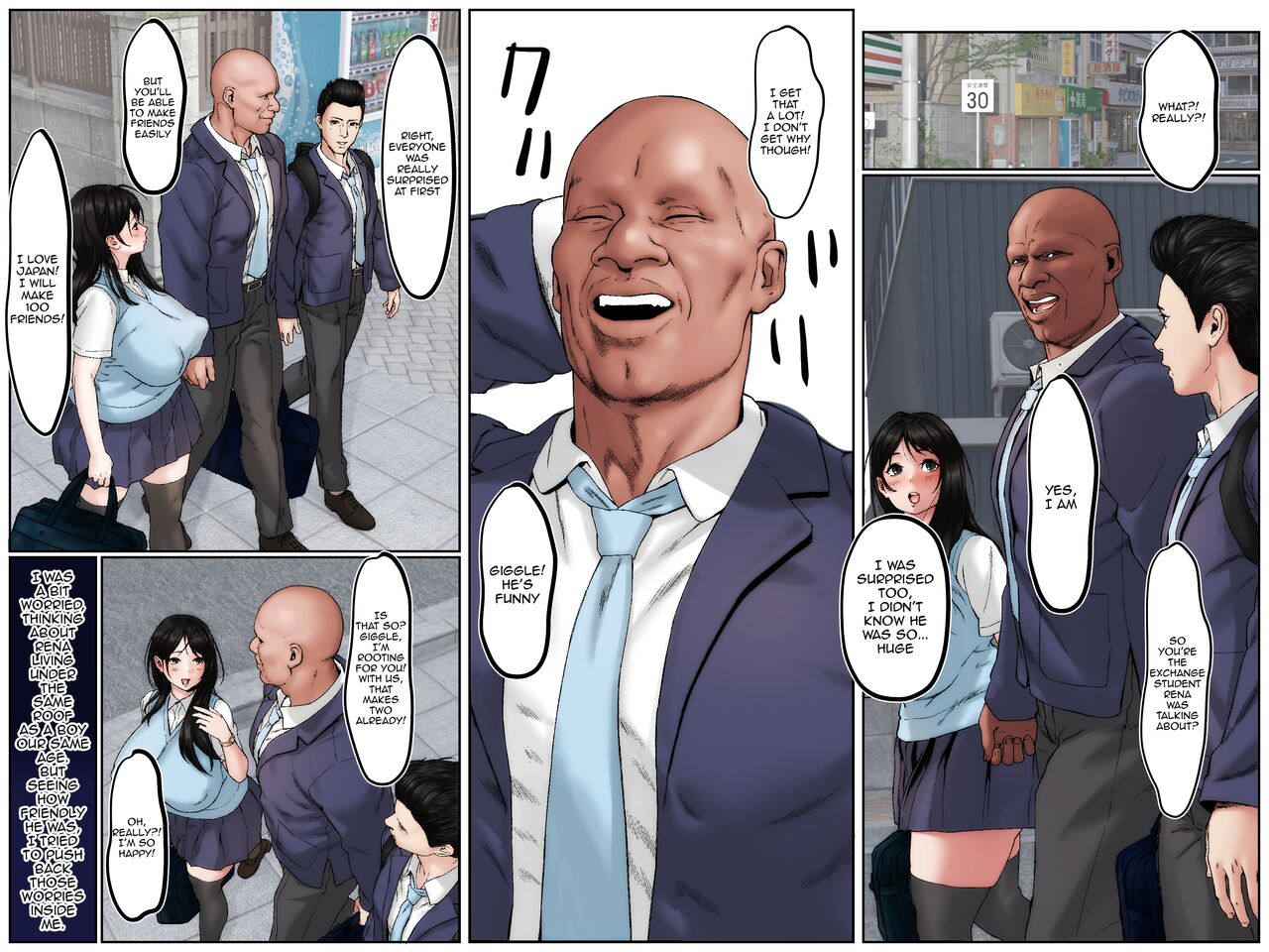 Gaikokujin Ryuugakusei ni Netorareru Kanojo | She's Stolen Away By A Foreign Exchange Student page 7 full