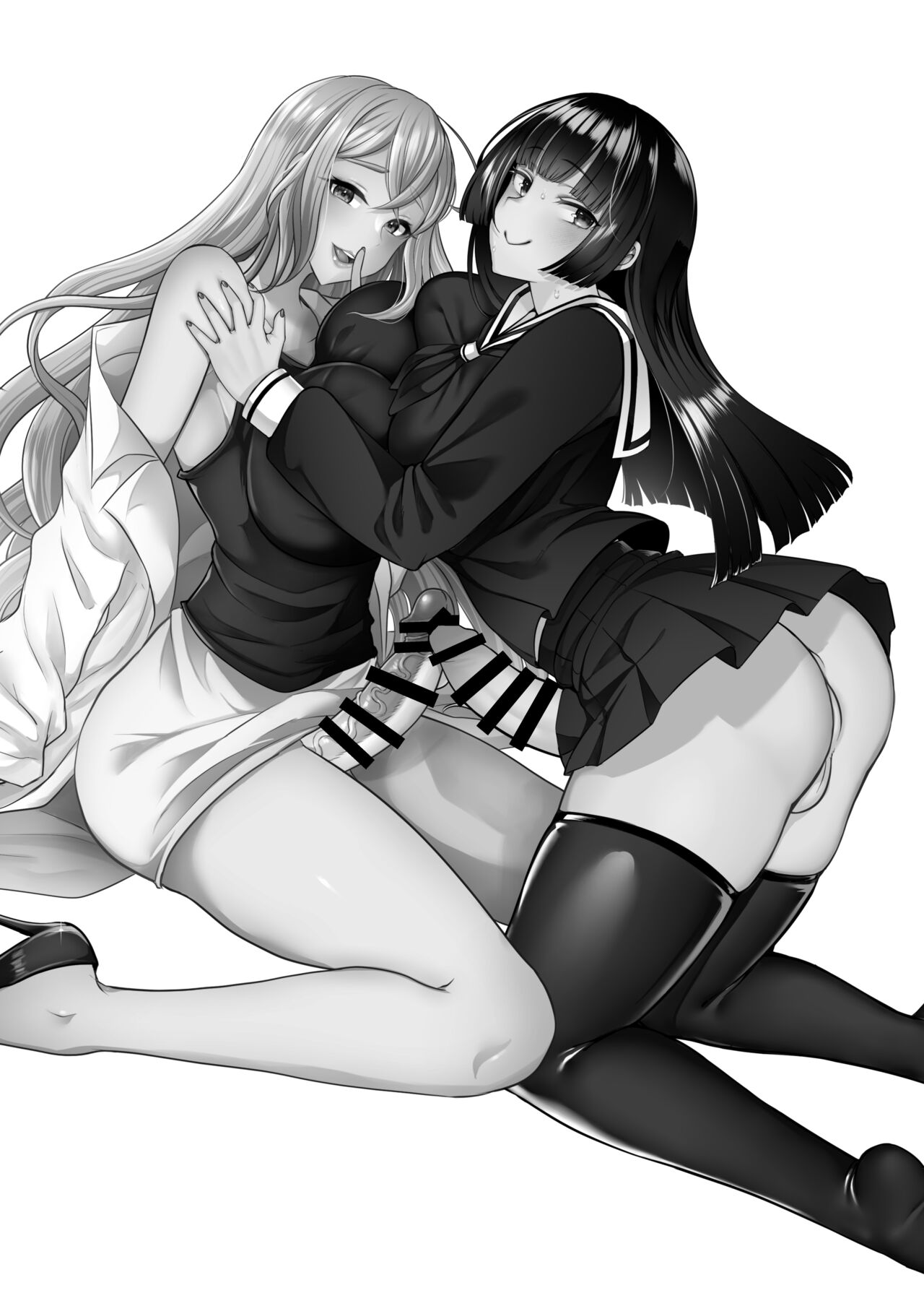 Sensei Oshiete Himitsu no Futanari Seishidou page 3 full