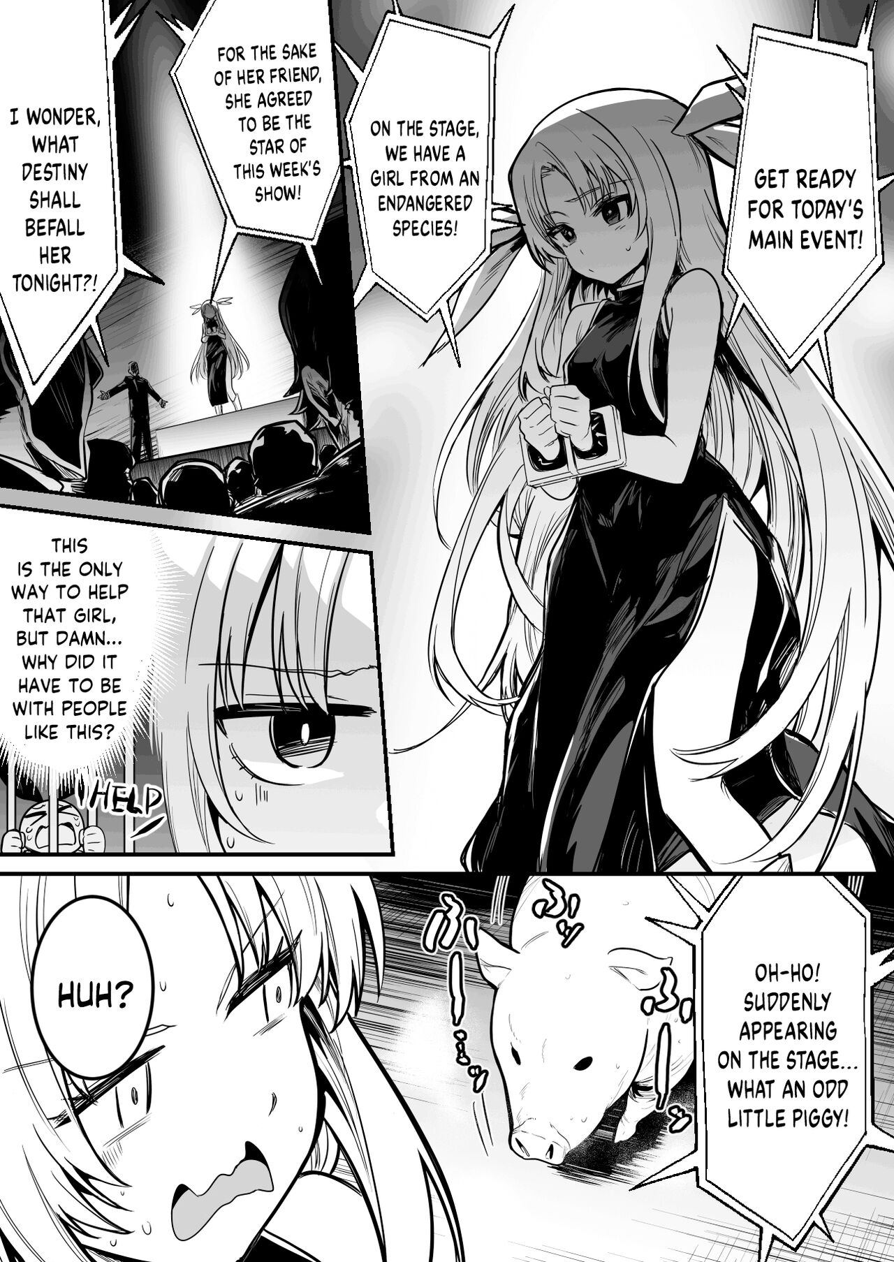 Katagawari o Katte Ishukan Haramase Shussan Show ni Dasarechau Uranaishi-chan page 1 full