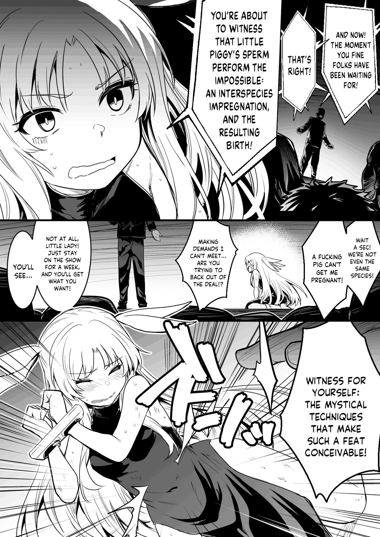 Katagawari o Katte Ishukan Haramase Shussan Show ni Dasarechau Uranaishi-chan page 3 full