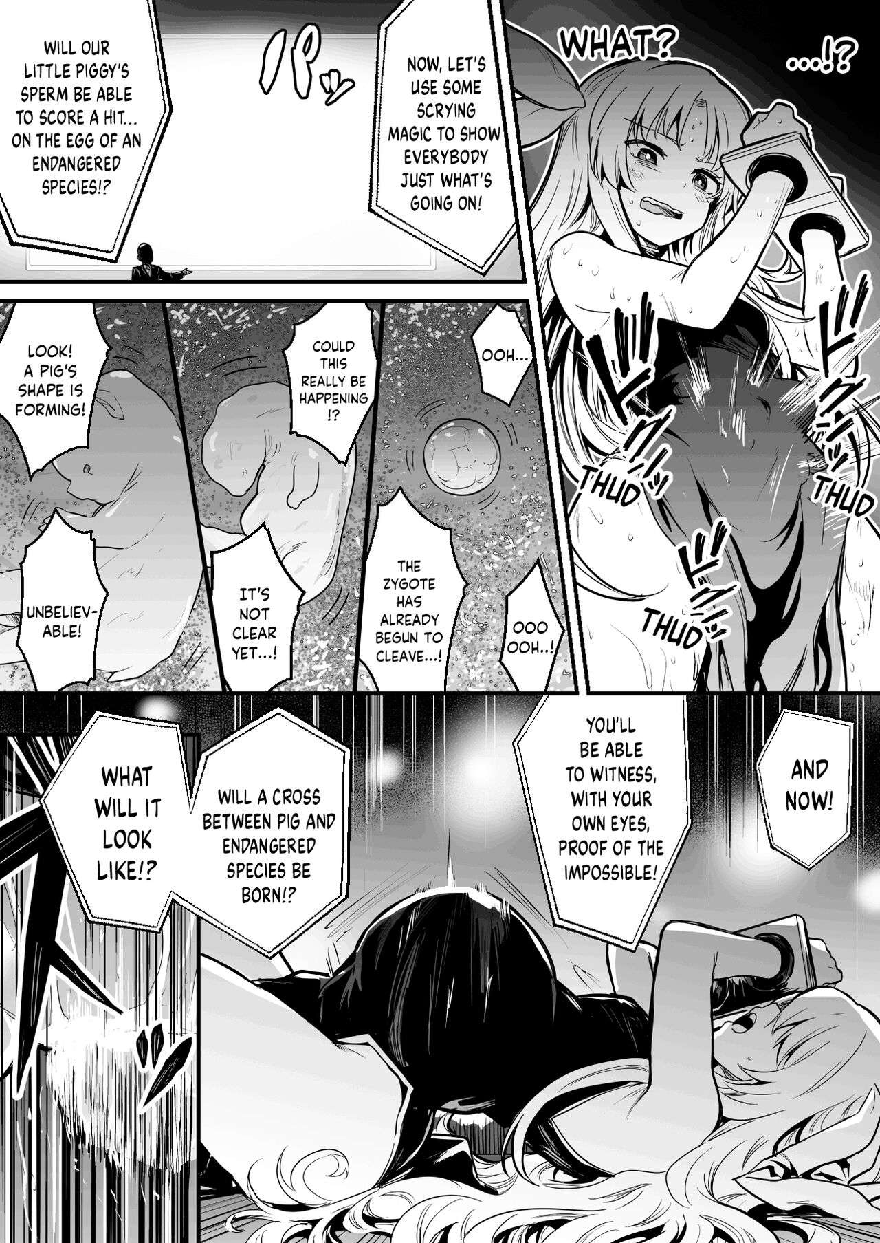 Katagawari o Katte Ishukan Haramase Shussan Show ni Dasarechau Uranaishi-chan page 4 full