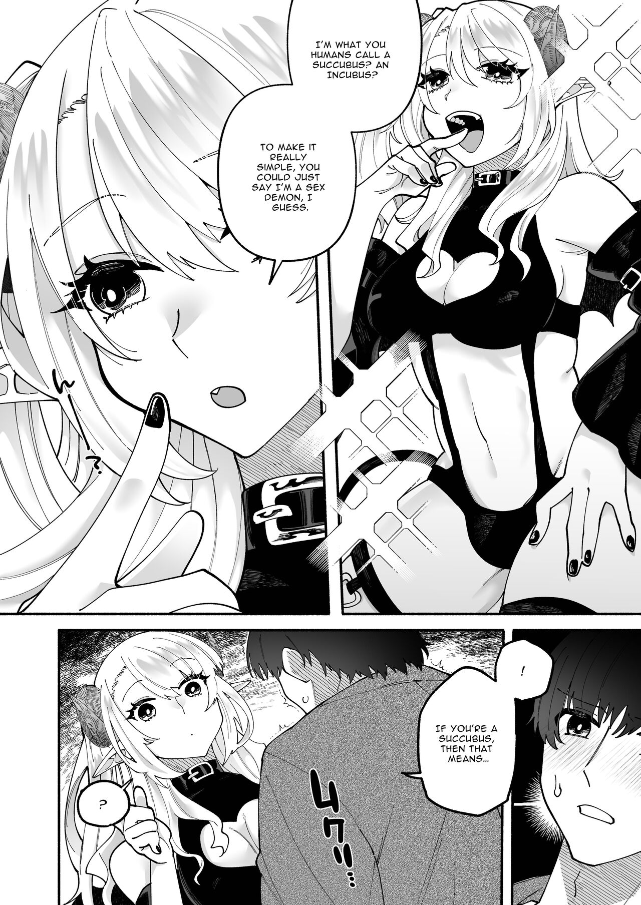 Futanari Succubus ni Rettoushu to Wakarasaremashita -Zako Mesu Soshitsu Ariari Omanko Onii-san Mikke!- page 9 full