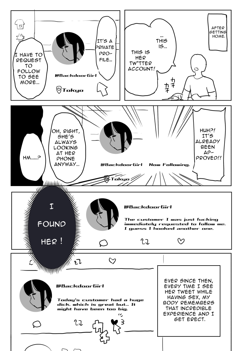 Kaku fuzoku taiken repo-fu manga | Fictional Brothel Experience Report Manga page 8 full