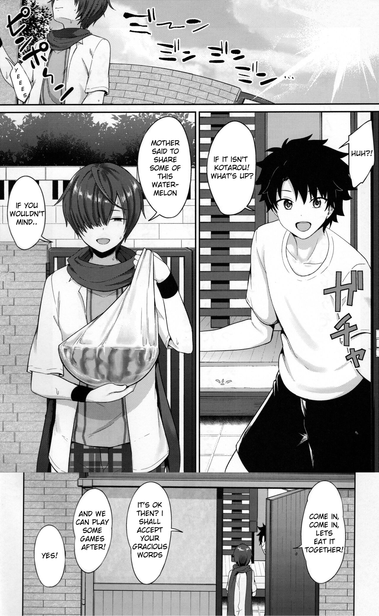 Natsu, Asedaku no Kouhai to | Summer With My Sweat Soaked Kouhai page 2 full