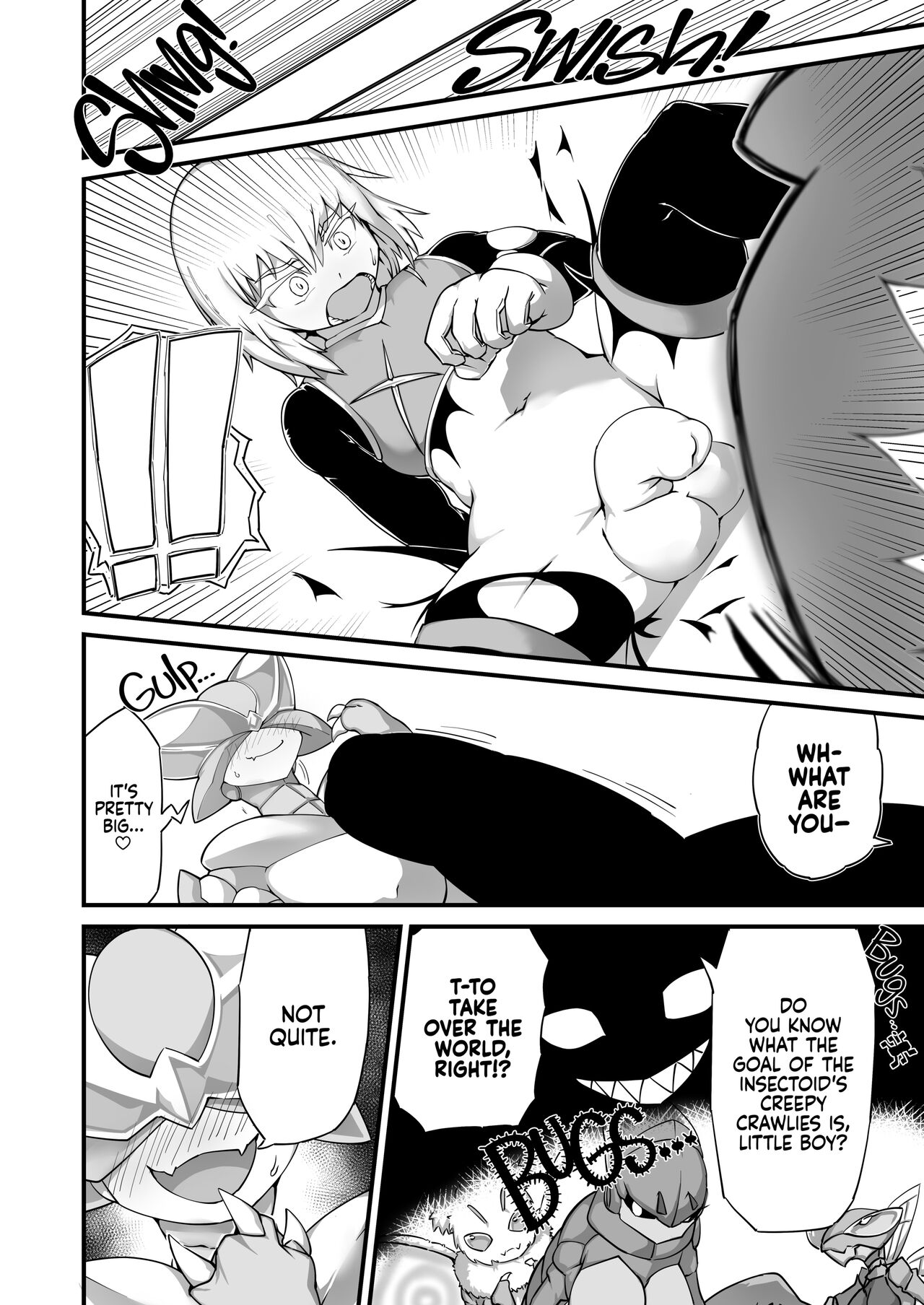 Hero Haiboku!? Kamakiri Kaijin no Wana!! |The Hero Fails!? The Mantis Monster’s Trap! page 3 full