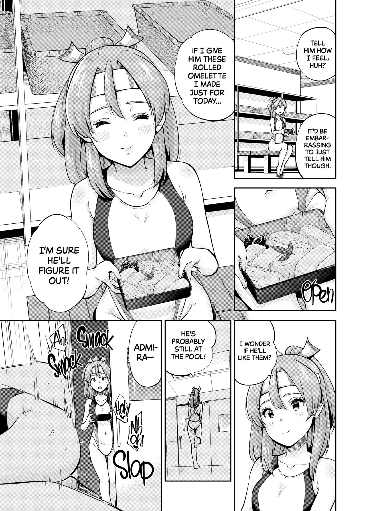 Kyouei Mizugi na Zuihou-chan to Hamakaze-san to. | Zuihou and Hamakaze in Racing Swimsuits page 6 full