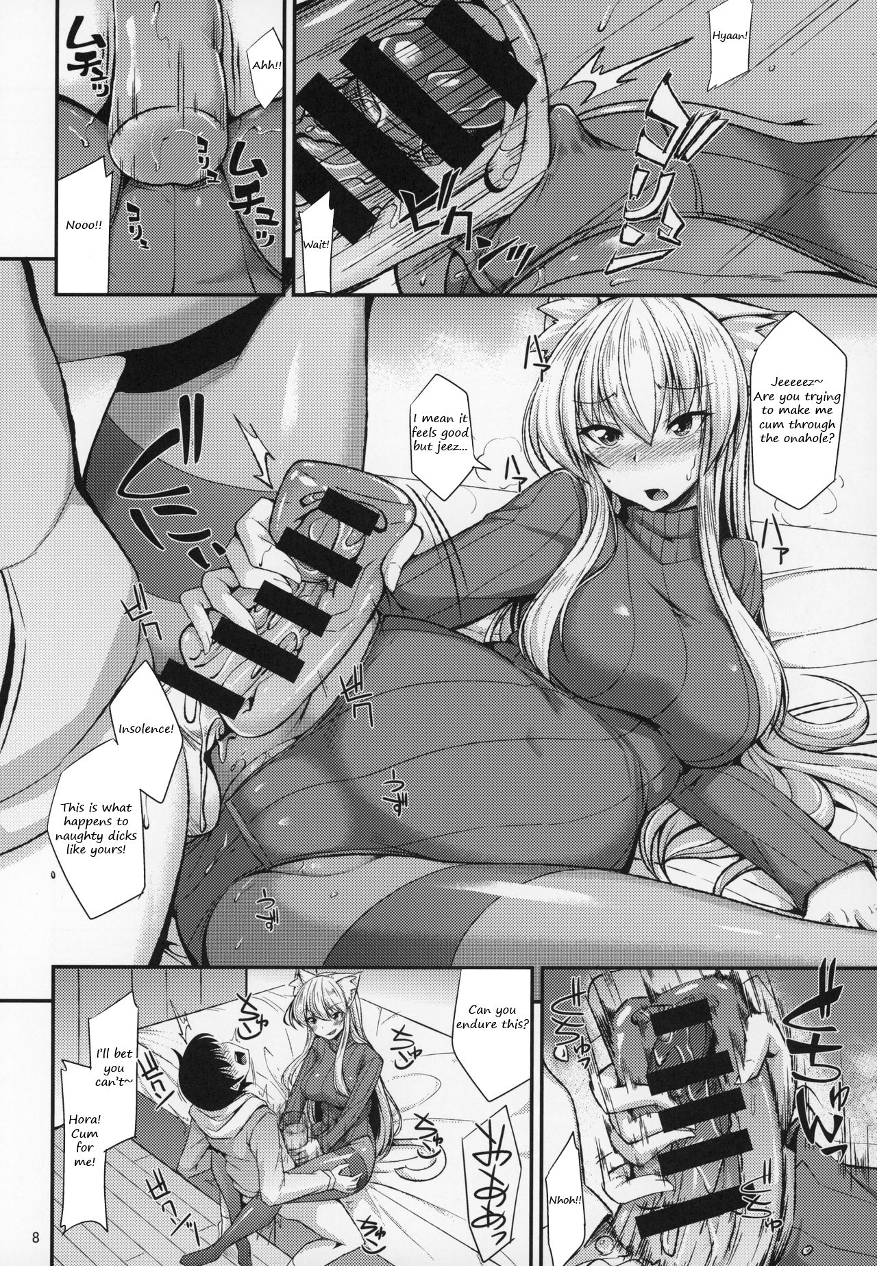 Nekomimi Onee-san to Onaho de Nyan Nyan | The cat-eared Onee-san and the Onahole page 9 full
