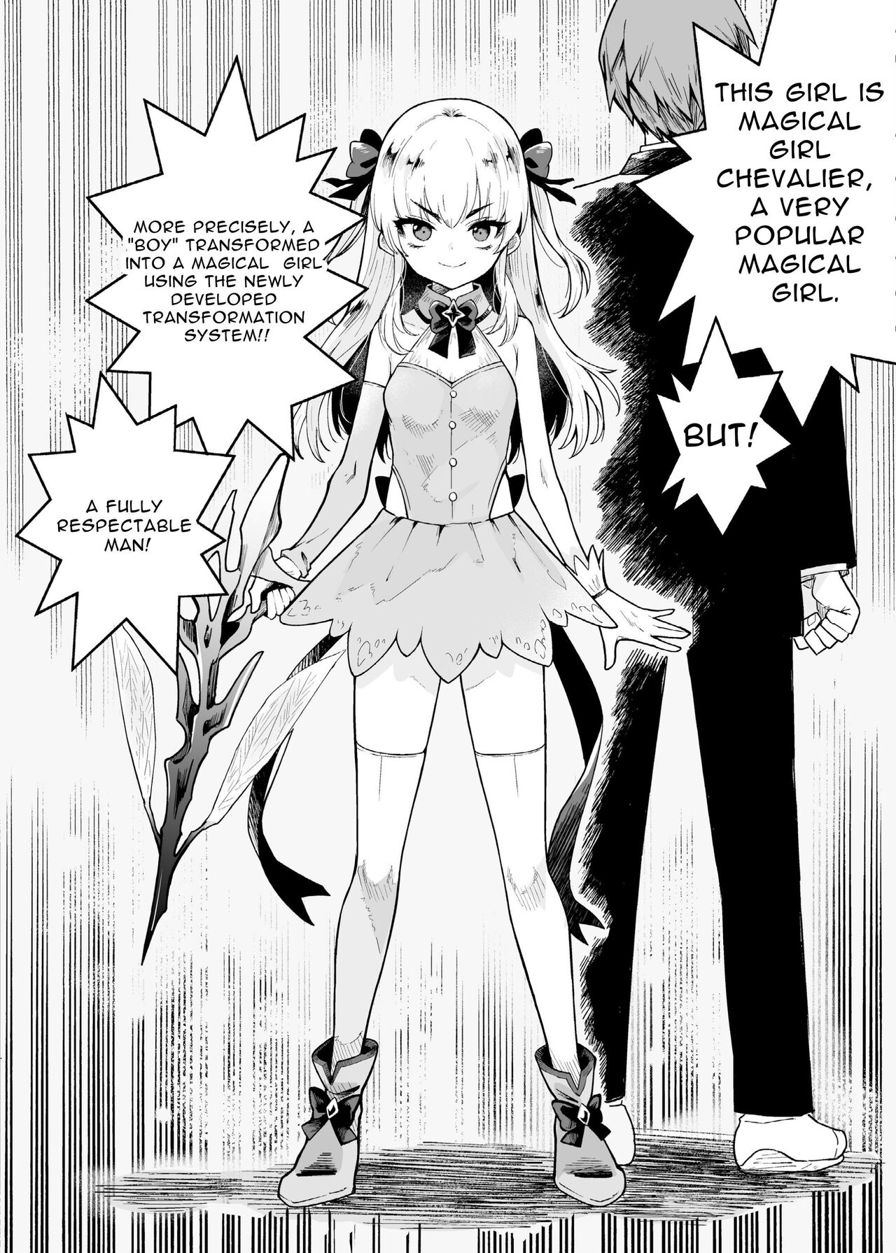 TS Mahou Shoujo Chevalier-chan no Omanko wa Zenritsusen ga Nokotte iru kara Kitsukute Binkan tte Maji desu ka!? page 3 full