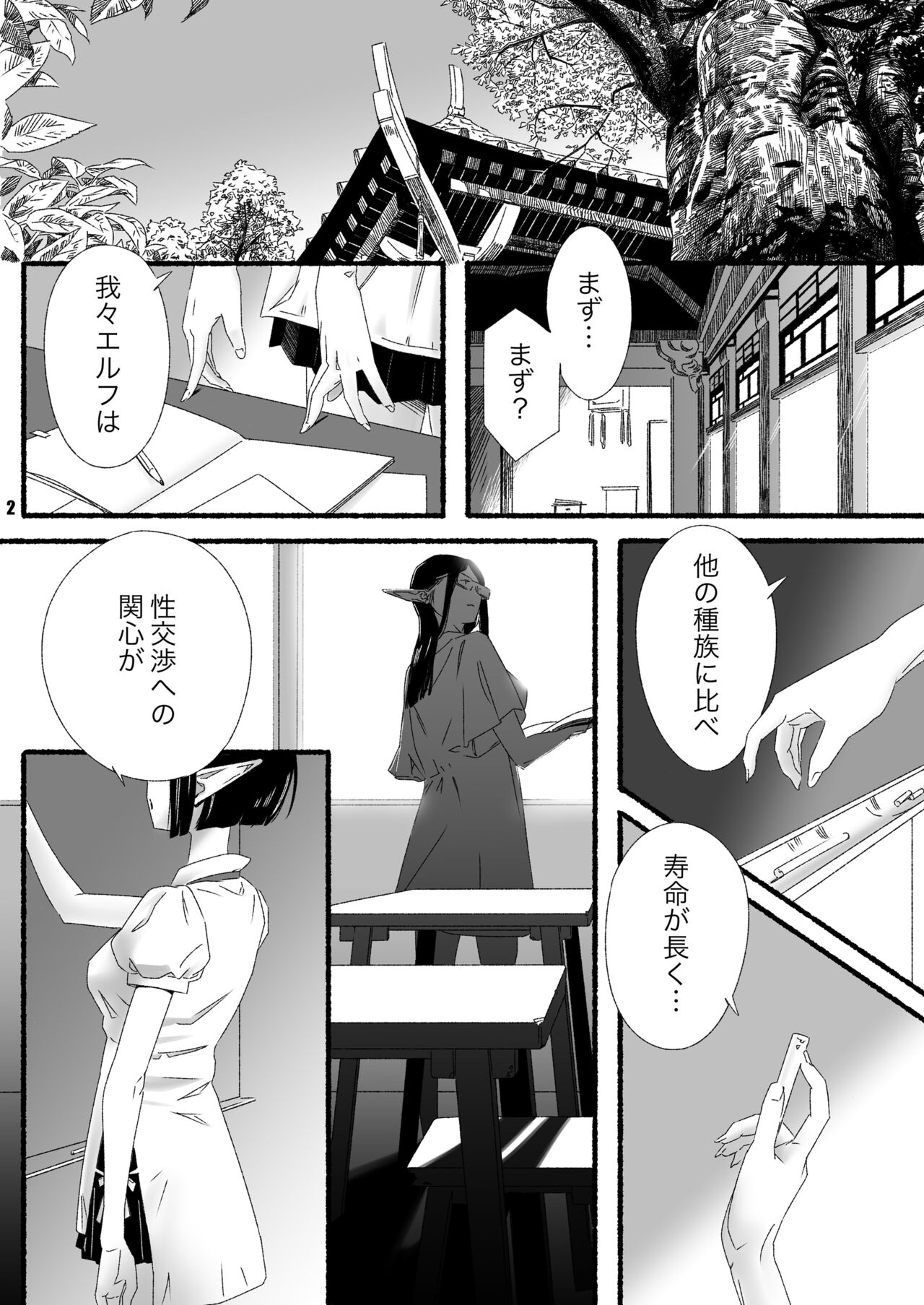 Elf-chan no Shusseiritsu Teika ni Okeru Kousatsu to sono Kaiketsusaku no Jissen page 2 full