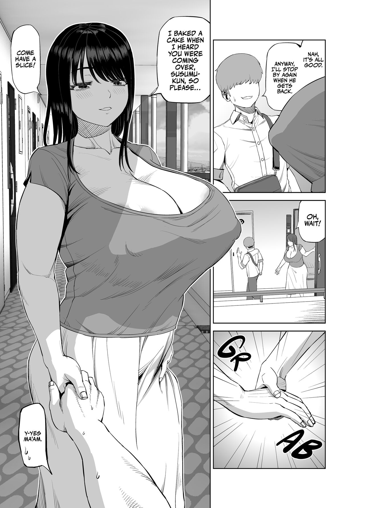 Tomodachi no Okaa-san ni Sasowarete... | Seduced By A Friend's Mother... page 4 full