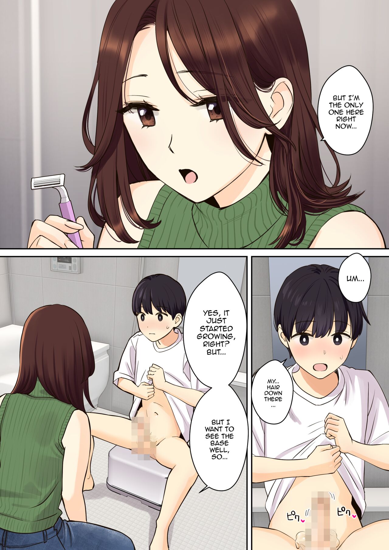 Kanojo no Okaa-san ni Doutei o Ubawareru Hanashi 2 | A Story About a Boy Getting His Virginity Stolen by His  Friend's Mom 2 page 6 full