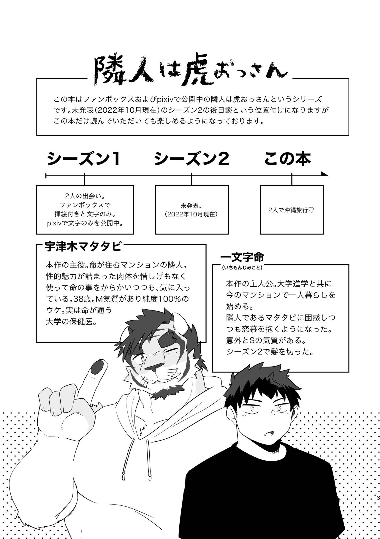 Rinjin wa Kansaiben no Tora Ossan! -Okinawa Ryokou Hen- page 3 full