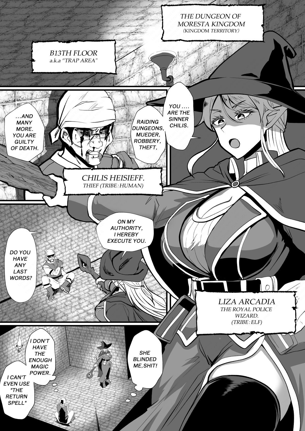 Irekawari no Wana ~Elf Majutsushi Liza no Kikan~ | THE BODYSWAPPING TRAP ~LIZA THE WIZARD ELF IS BACK~ page 2 full