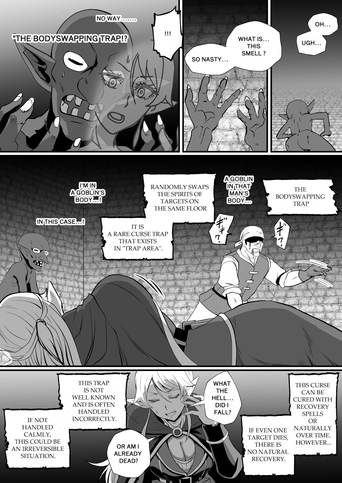 Irekawari no Wana ~Elf Majutsushi Liza no Kikan~ | THE BODYSWAPPING TRAP ~LIZA THE WIZARD ELF IS BACK~ page 5 full