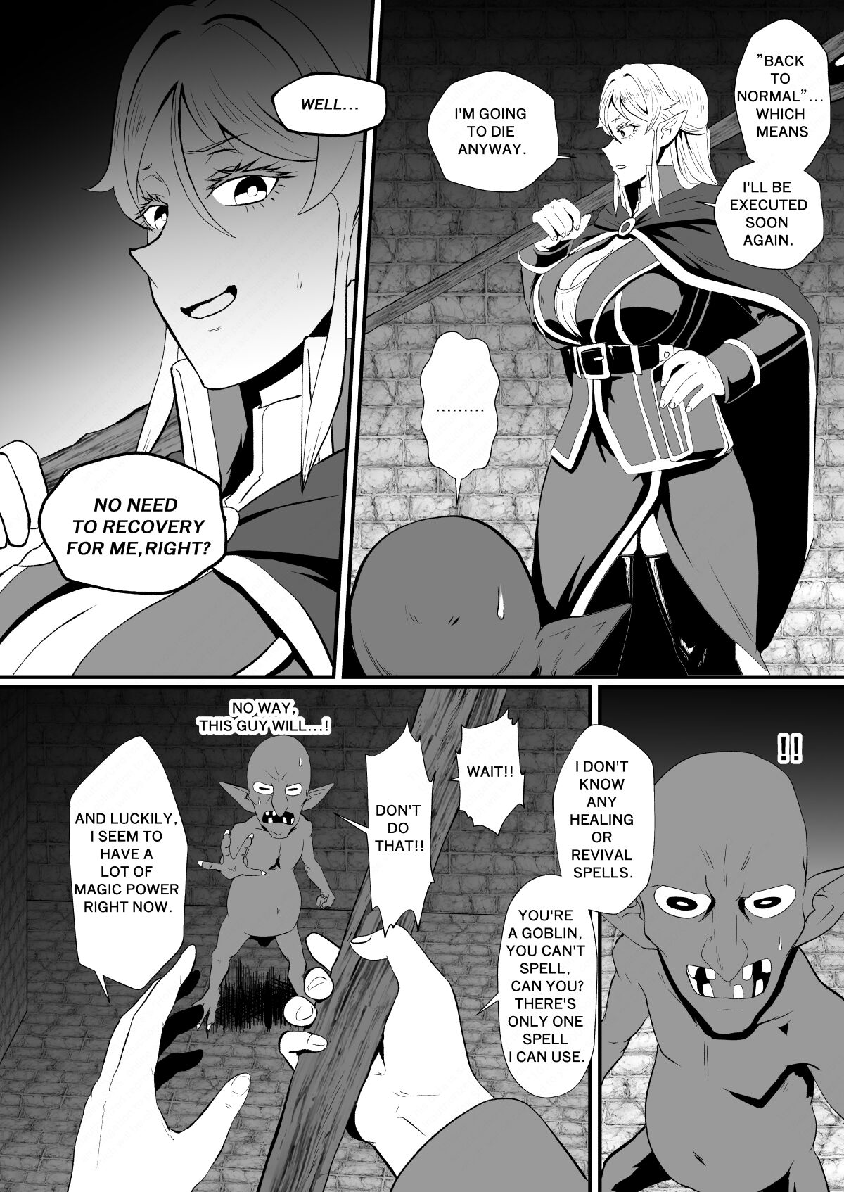 Irekawari no Wana ~Elf Majutsushi Liza no Kikan~ | THE BODYSWAPPING TRAP ~LIZA THE WIZARD ELF IS BACK~ page 9 full