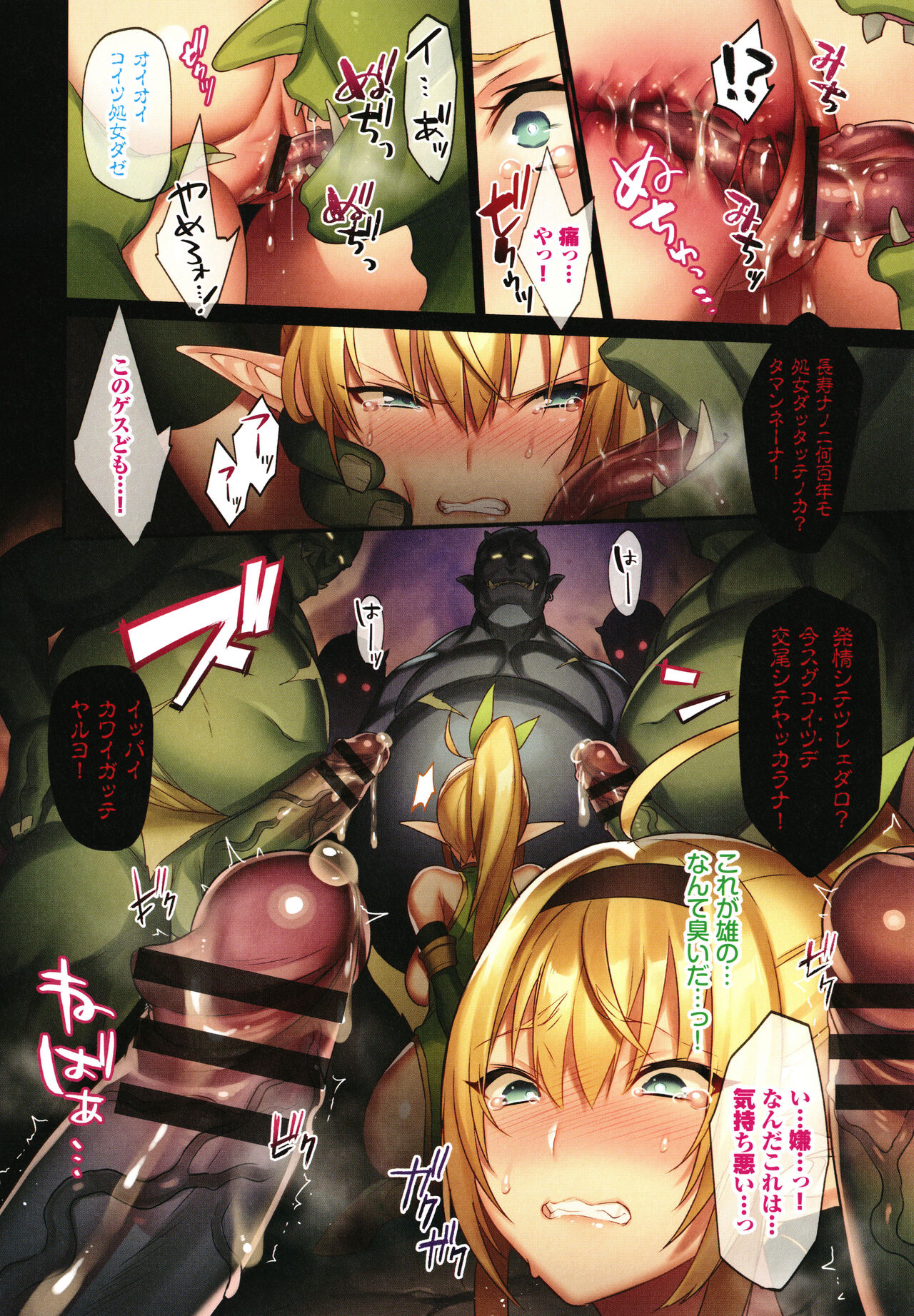 Haiboku Elf ~Orc no Kyousei Acme Choukyou~ page 9 full