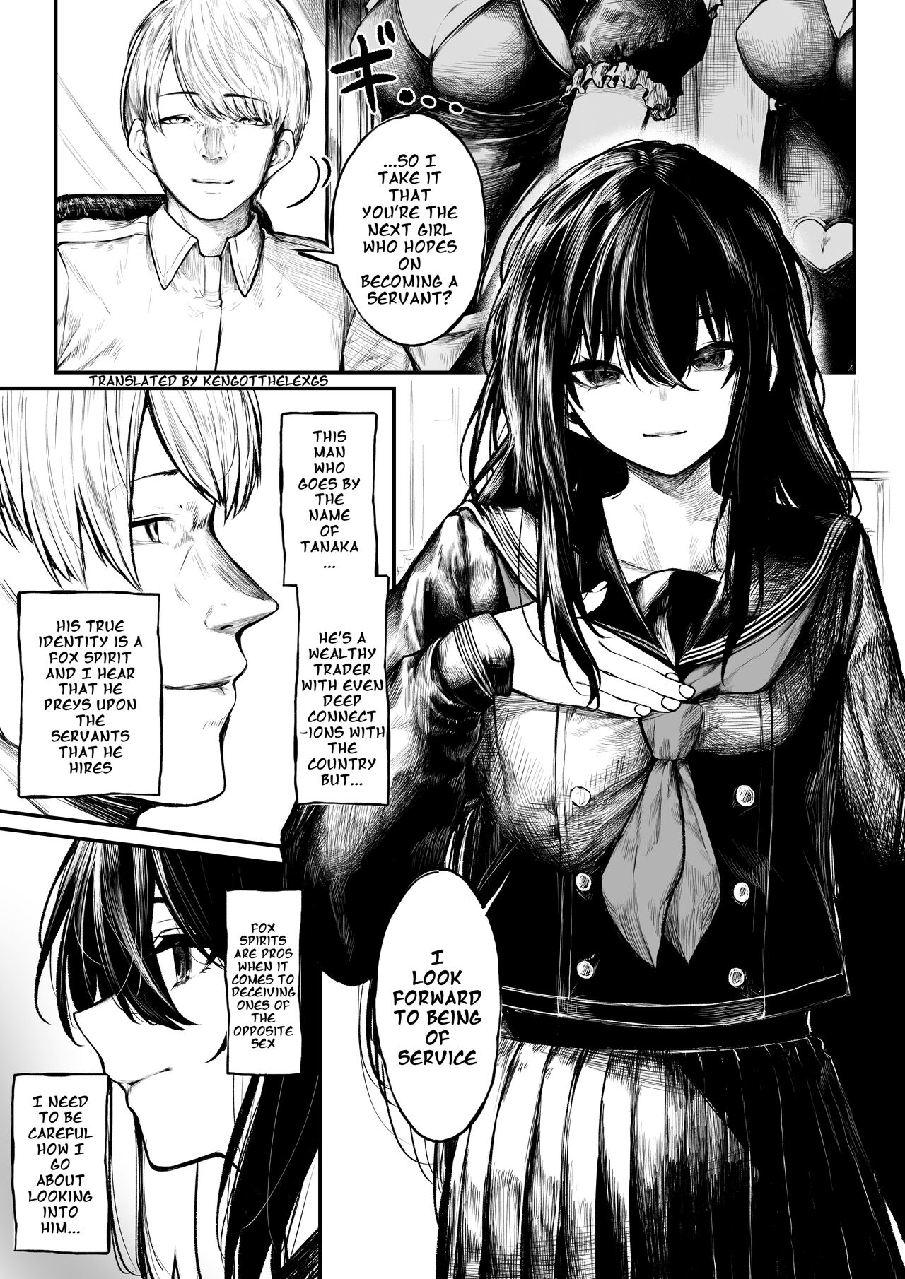 Jikkuri Choukyou Sarechau Haraiya + Haiboku Route Ban | An Exorcist who is Meticulously Trained + Defeated Route | page 1 full