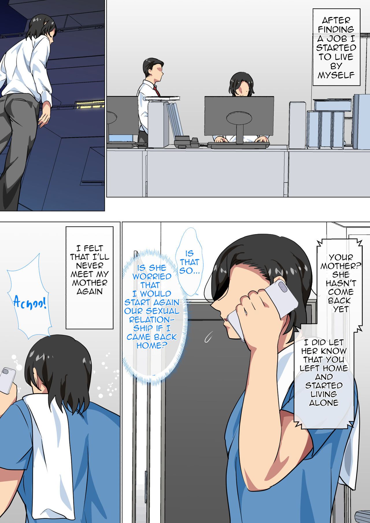 Hahaoya ni Kokuhaku Shitara Ichinichi dake Sex o Sasete Kureta Hanashi 2 | I Confessed to My Mom and She Let Me Have A One-Day-Only Sex-Fest 2 page 4 full