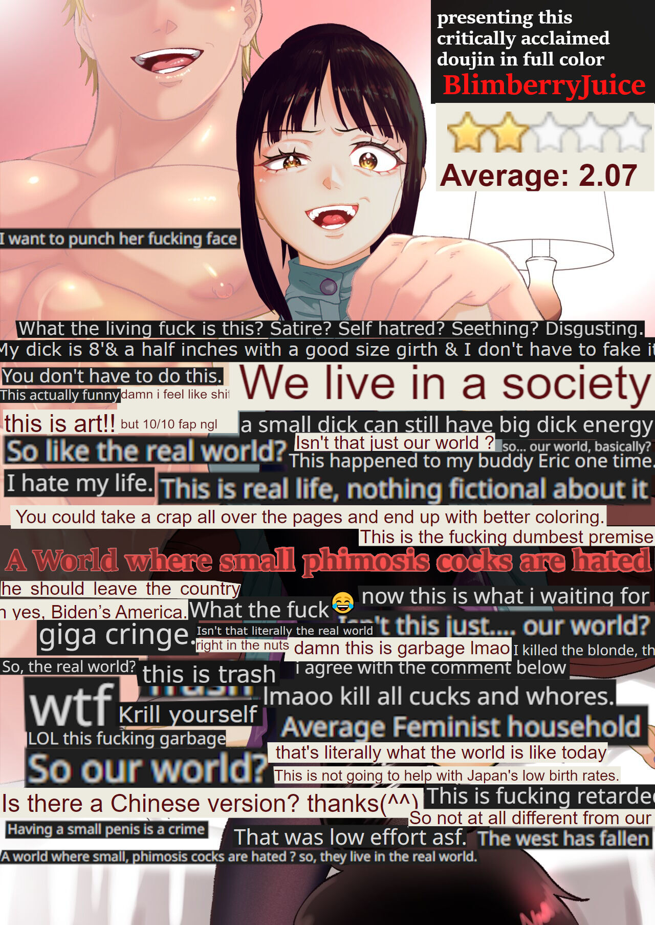 A World Where Small, Phimosis Cocks Are Hated page 1 full