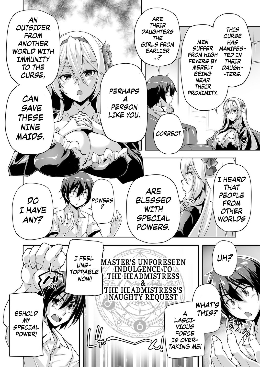 Motto! Haramase! Honoo no Oppai Isekai Oppai Maid Gakuen! Ch. 1 page 4 full