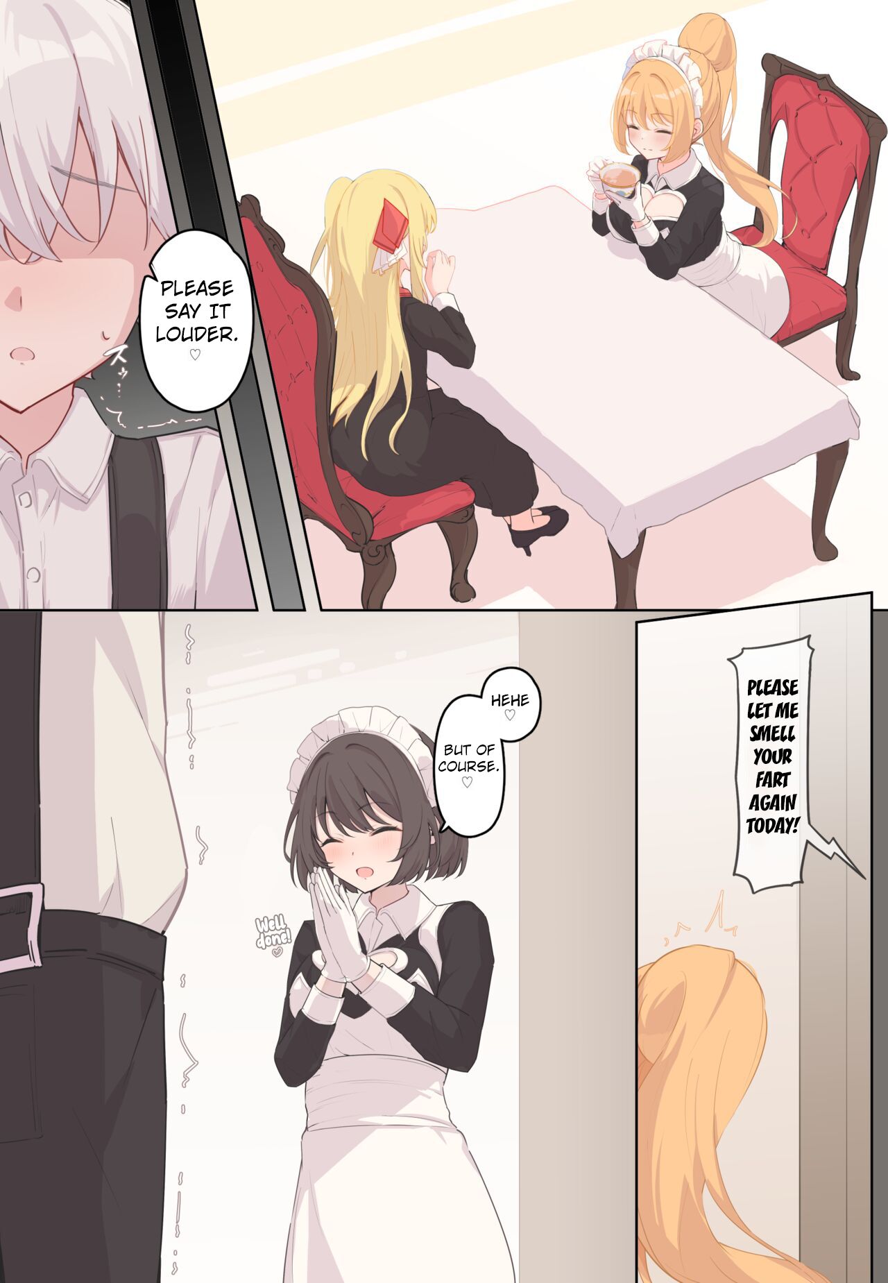 Onara Manga - Maid to Bocchama Part 2 page 1 full