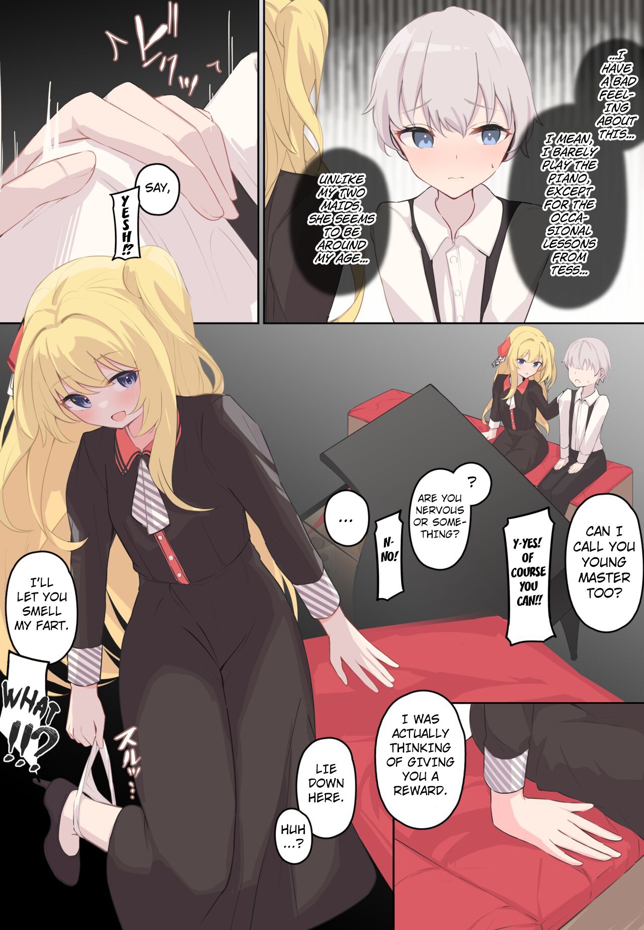 Onara Manga - Maid to Bocchama Part 2 page 3 full