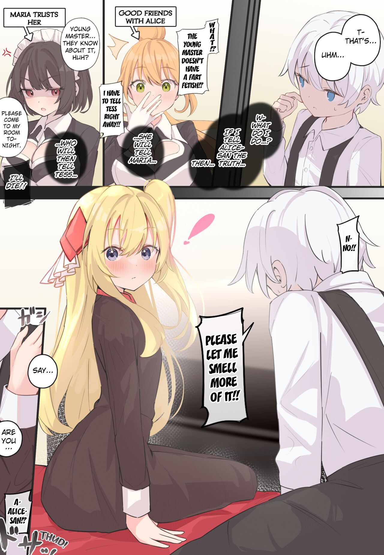 Onara Manga - Maid to Bocchama Part 2 page 7 full