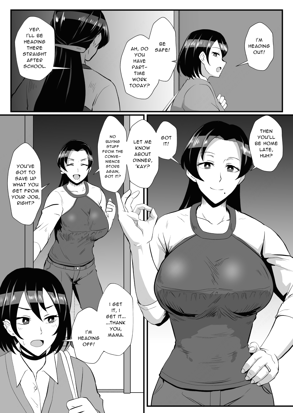 "I want to protect my daughter entrusted to me by my absentee husband" Part time work as a stay-at-home housekeeper with my mom! page 2 full