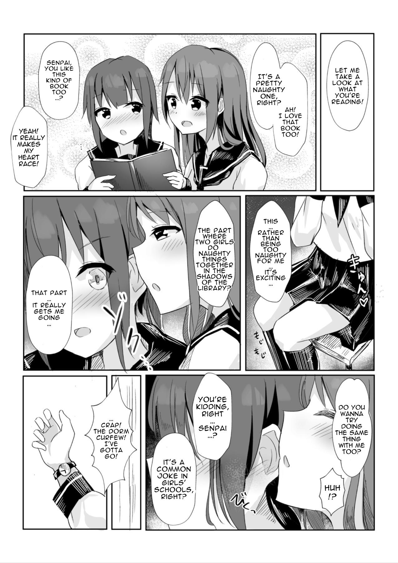 Senpai ni Yuri Ecchi Oshie Komare mashita... | Lesbian Sex Ed From My Senpai... page 7 full