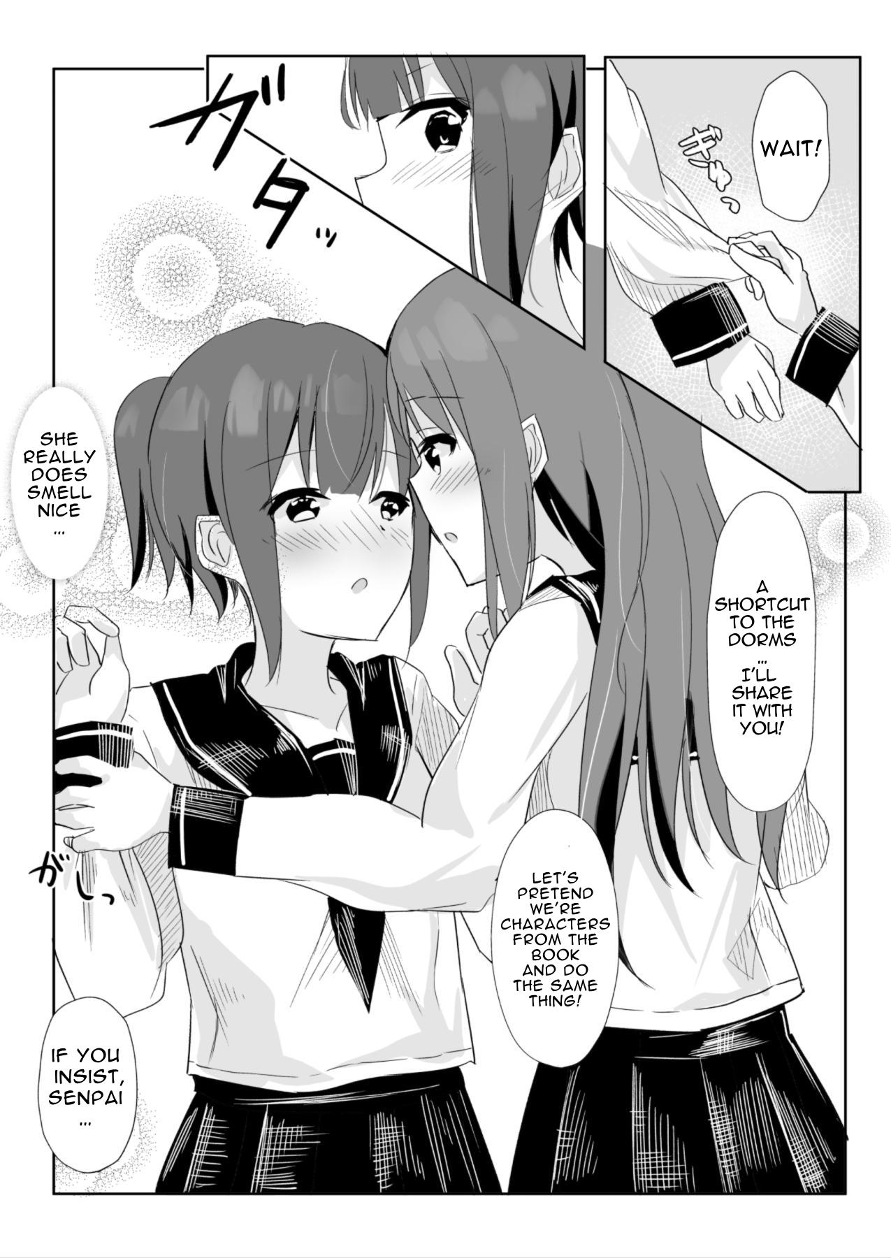 Senpai ni Yuri Ecchi Oshie Komare mashita... | Lesbian Sex Ed From My Senpai... page 8 full