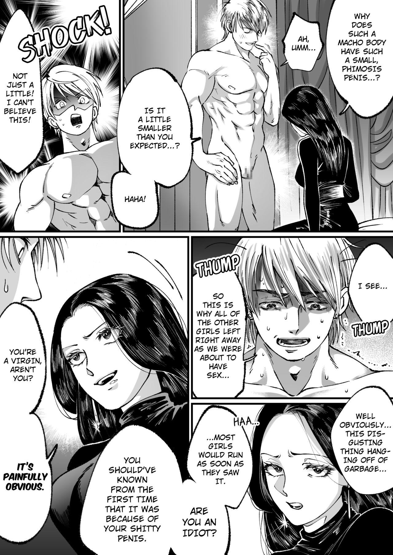 I'm a handsome macho man, but because of my small penis I was turned into a masochist with a shoe fetish page 6 full