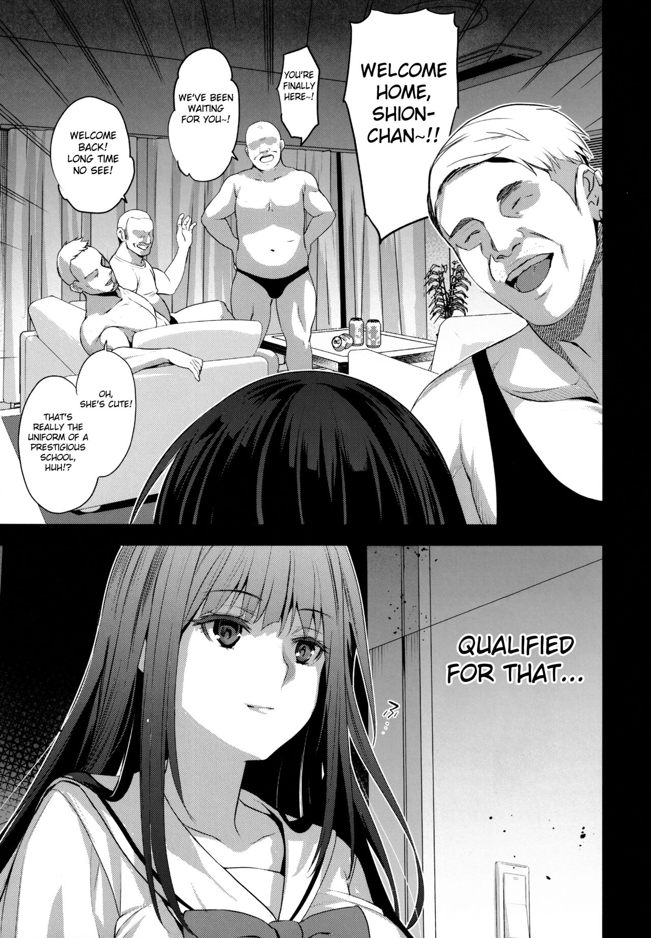 Otonari no Nie Ni Chichi ni Enko o Shiirareru Osananajimi page 7 full