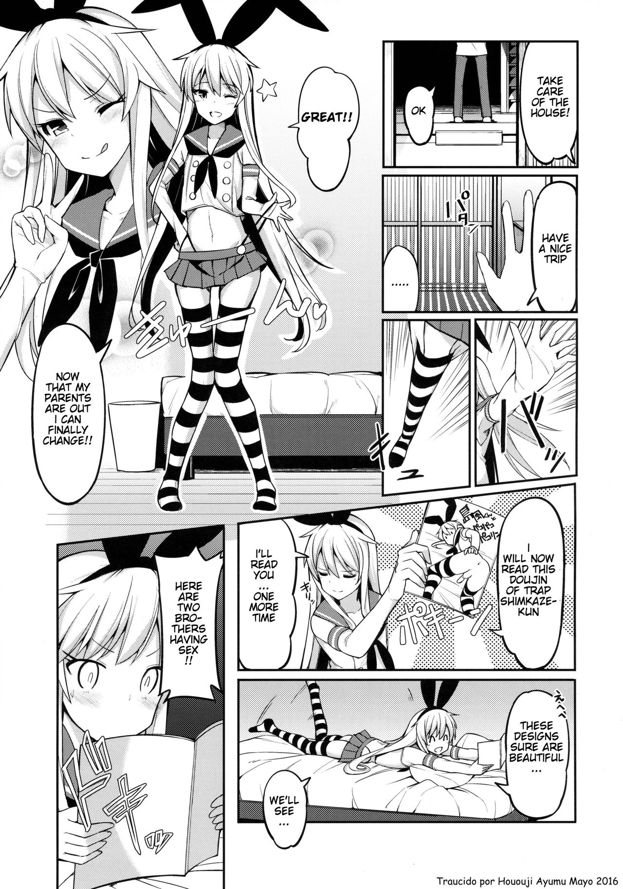 Shimakaze-kun ga Costte Costte Kosuru Hon page 10 full