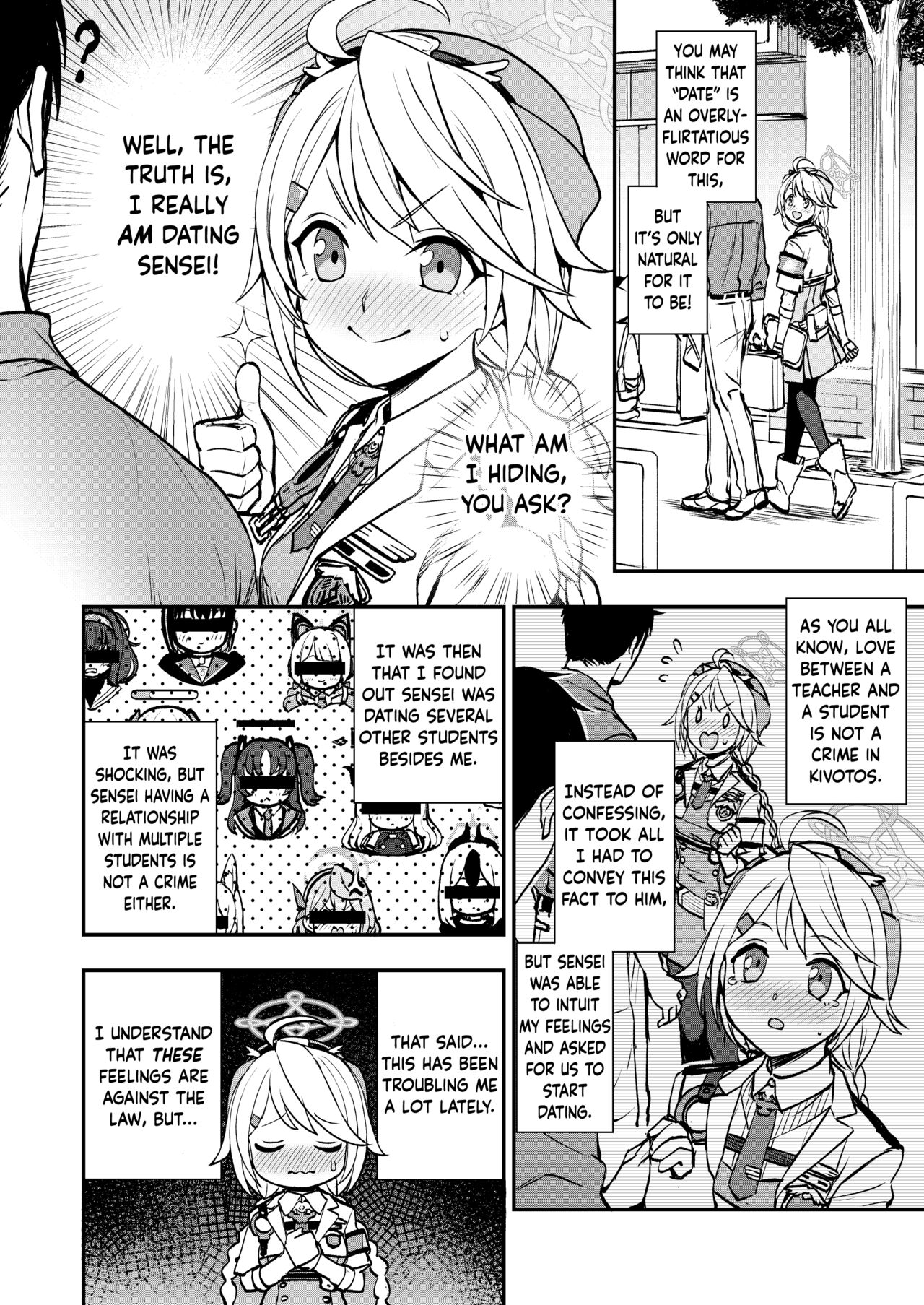 Sensei to Seito to no XXX wa Kivotos de wa Hanzai de wa Arimasen! | S*x Between a Student and a Teacher is NOT a Crime in Kivotos! page 3 full