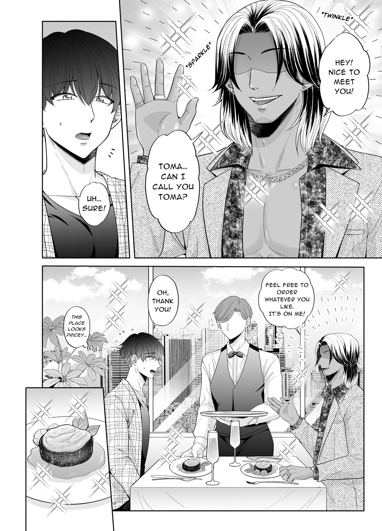 Kugakusei Touma-kun no Grey na Beit 3 ~Papakatsu Hen~ | Toma's Questionable Part-time Job 3 ~Sugar Daddy~ page 6 full
