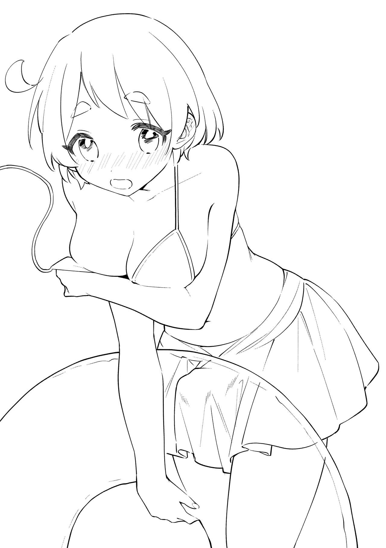 Futanari Kanojo no Mizugi ni Komara Sareru Kai | A Time My Futanari Girlfriend's Swimsuit Tormented Me page 2 full