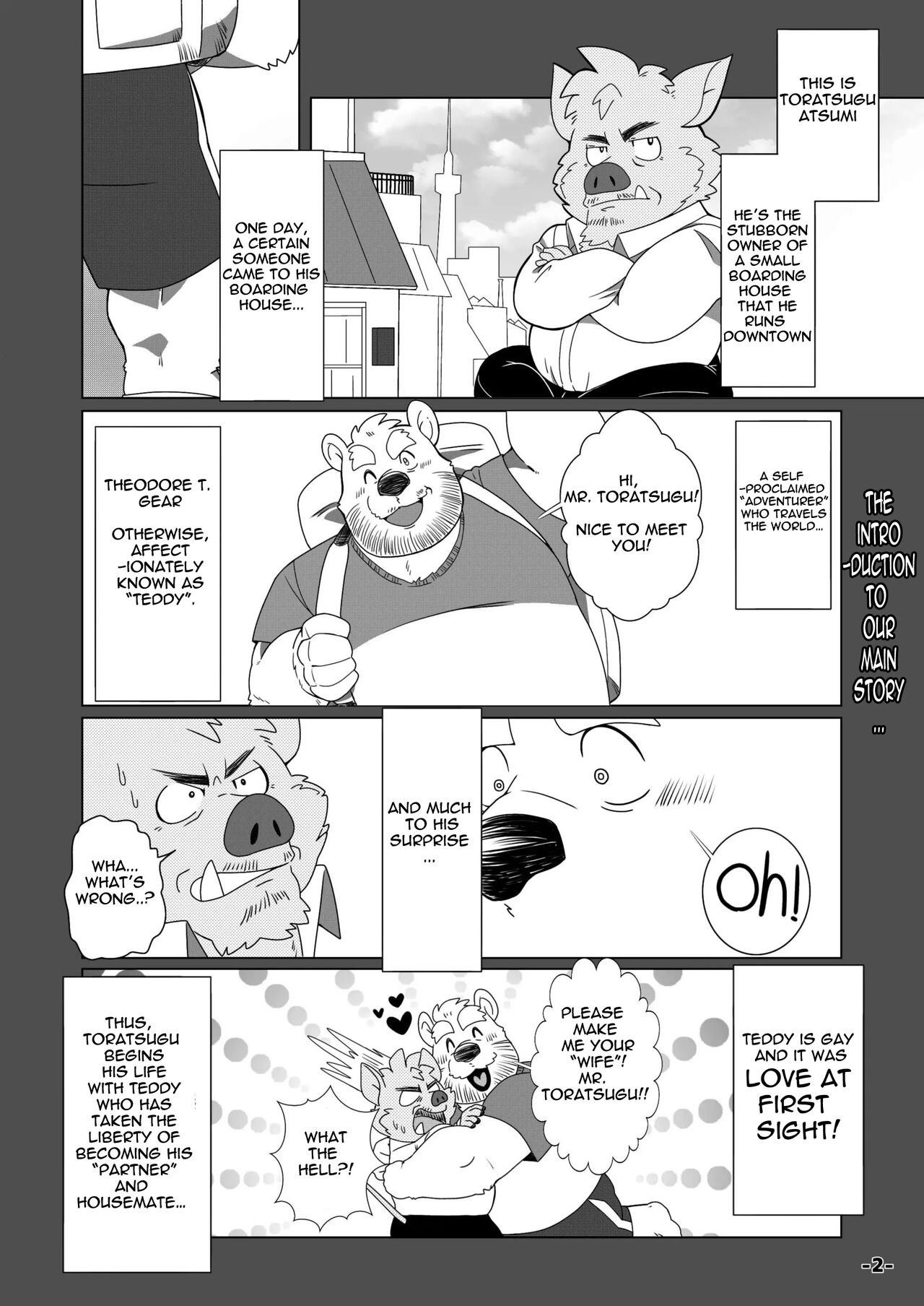 #Marugatsu Batsunichi Inoshishi Danna ga Saiminjutsu ni Ochite Shimau? | #OO/XX A Boar Owner Falls Under Hypnosis? page 4 full