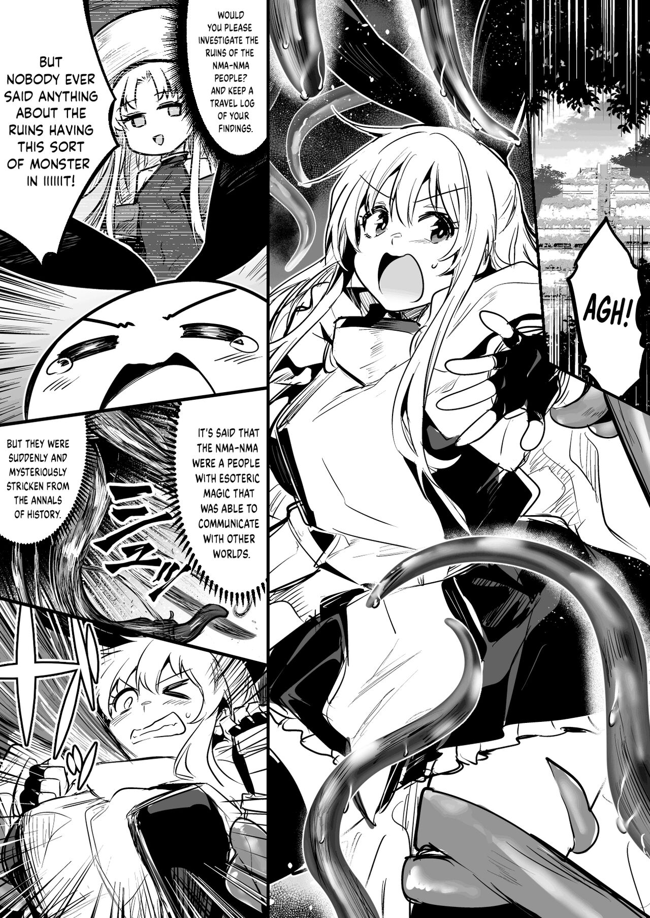 Shokushu Seibutsu ni Toro Toro ni Kaihatsusareteshimai, Futatabi Mizukara Shokushu o Mukaeire Katsuboshiteita Kairaku o Rannoshichau Bokensha Chan page 1 full