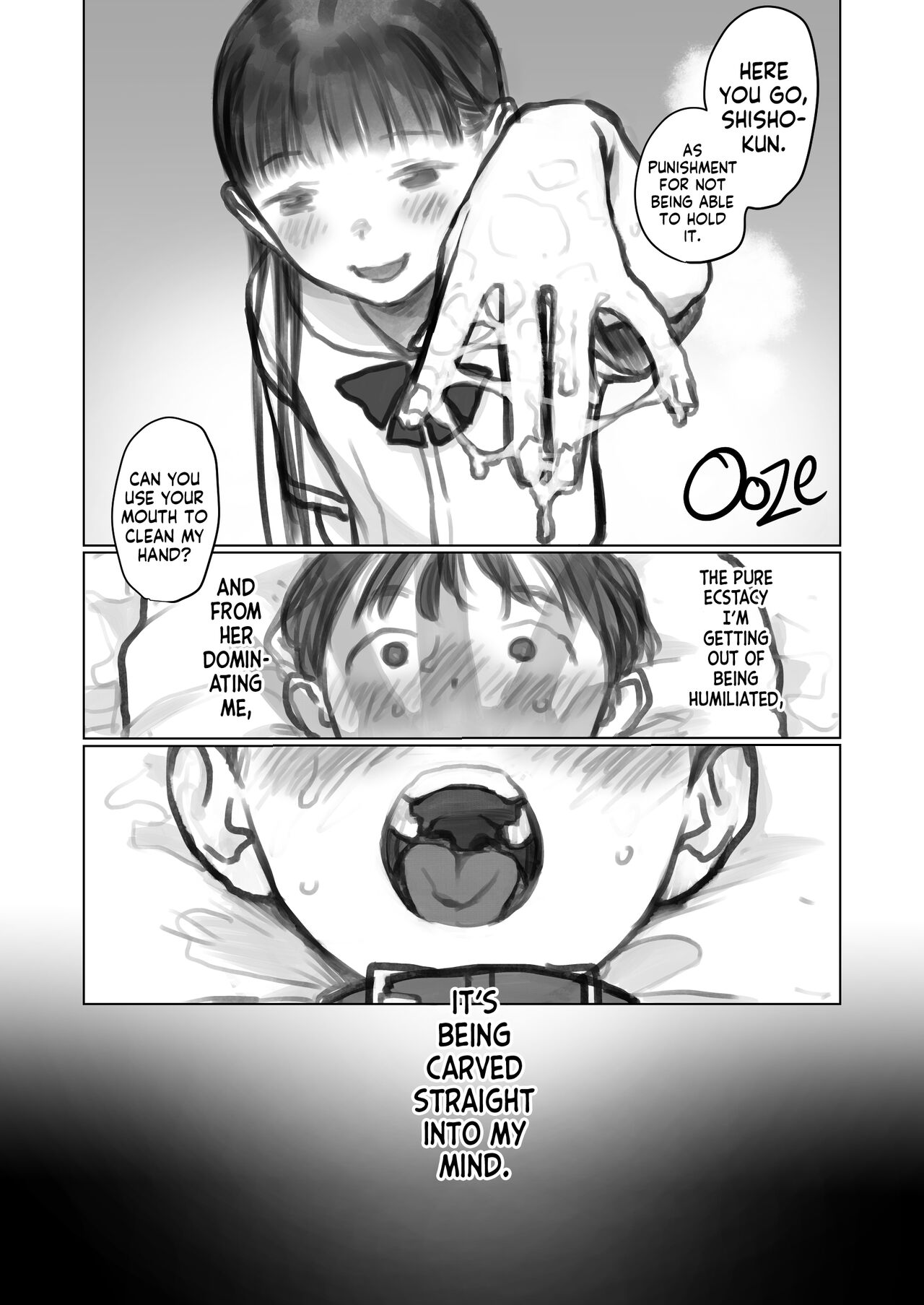 Manadeshi & Konoha-chan to 3p.  |  A 3some with my Darling Disciple and Konoha-chan. page 3 full