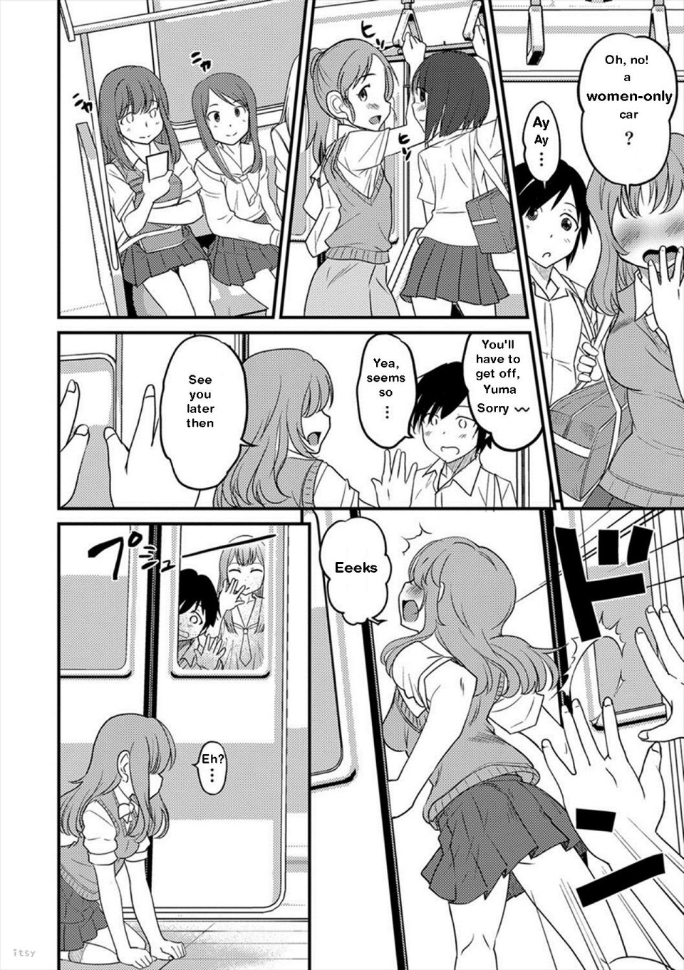 Otokonoko Senyou Sharyou Bromancecar 1&2 | The Carriage Designated for Ladyboys 1&2 page 2 full
