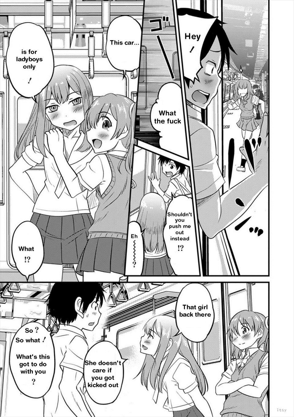 Otokonoko Senyou Sharyou Bromancecar 1&2 | The Carriage Designated for Ladyboys 1&2 page 3 full