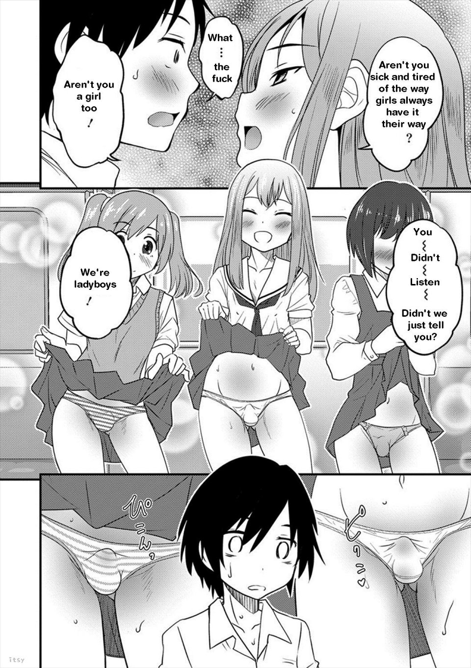 Otokonoko Senyou Sharyou Bromancecar 1&2 | The Carriage Designated for Ladyboys 1&2 page 4 full